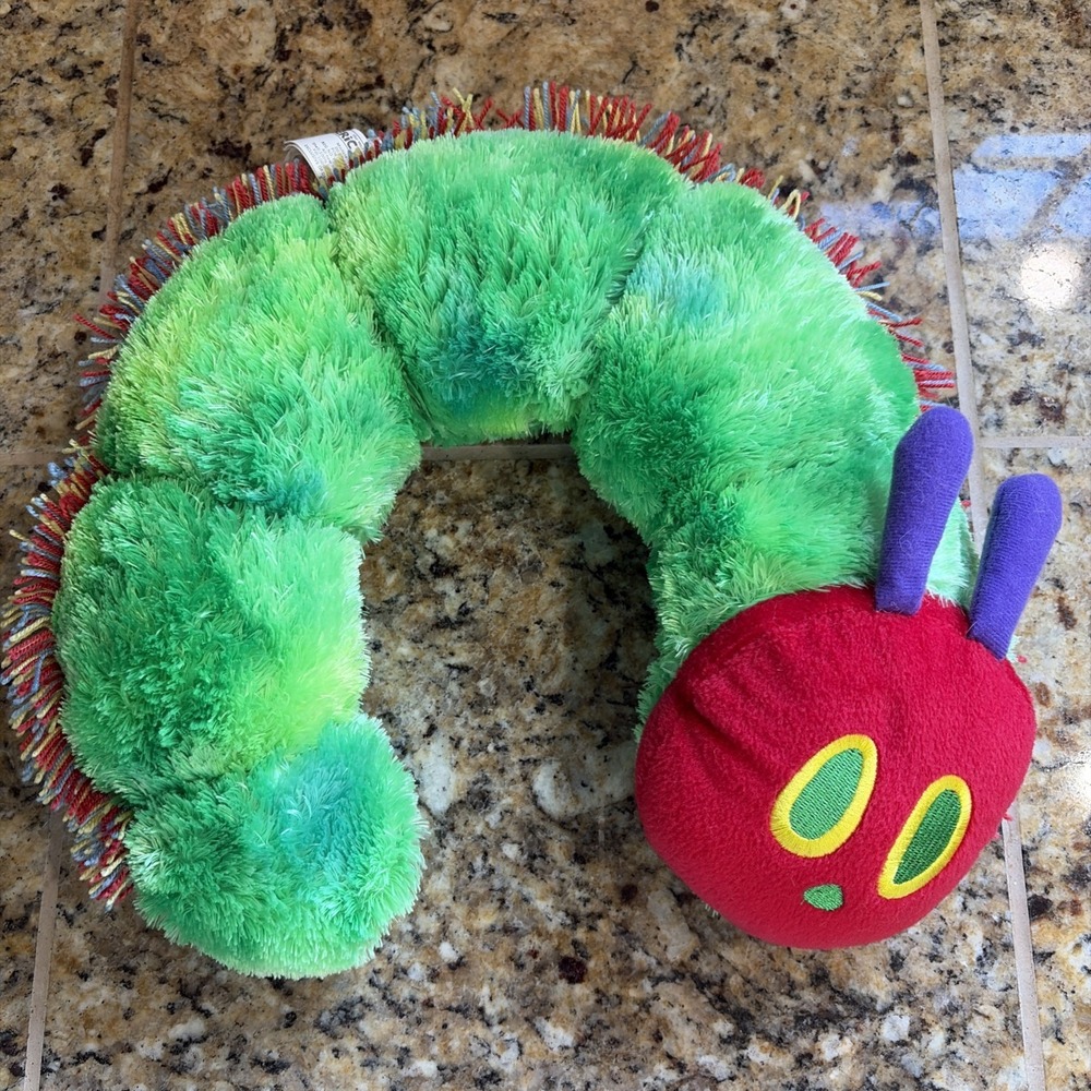 Eric Carle Very‎ Hungry Caterpillar Stuffed Animal Fuzzy Neck Pillow Plush Toy